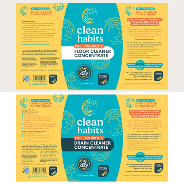 Clean Habits Probiotic Liquid Concentrate Floor Cleaner and Drain Cleaner3